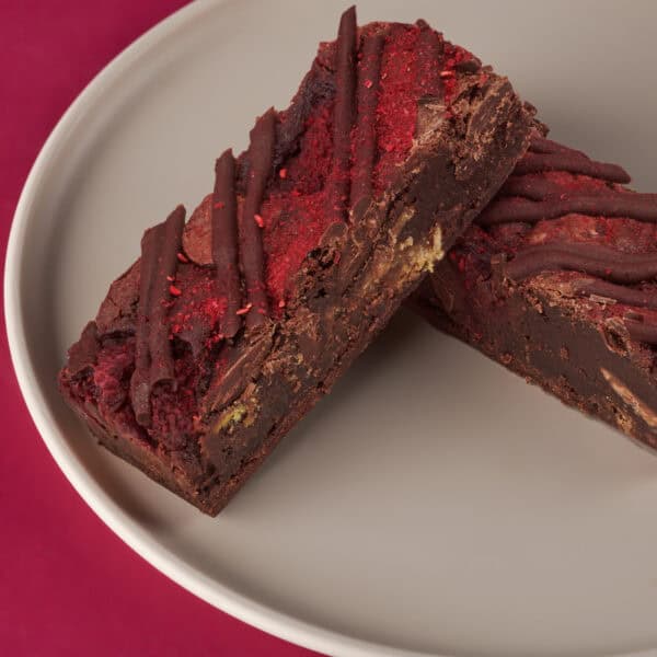 Vegan Raspberry Brownie